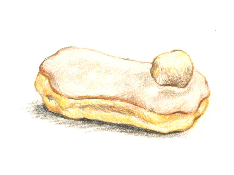 Mini-Eclair Haselnuss