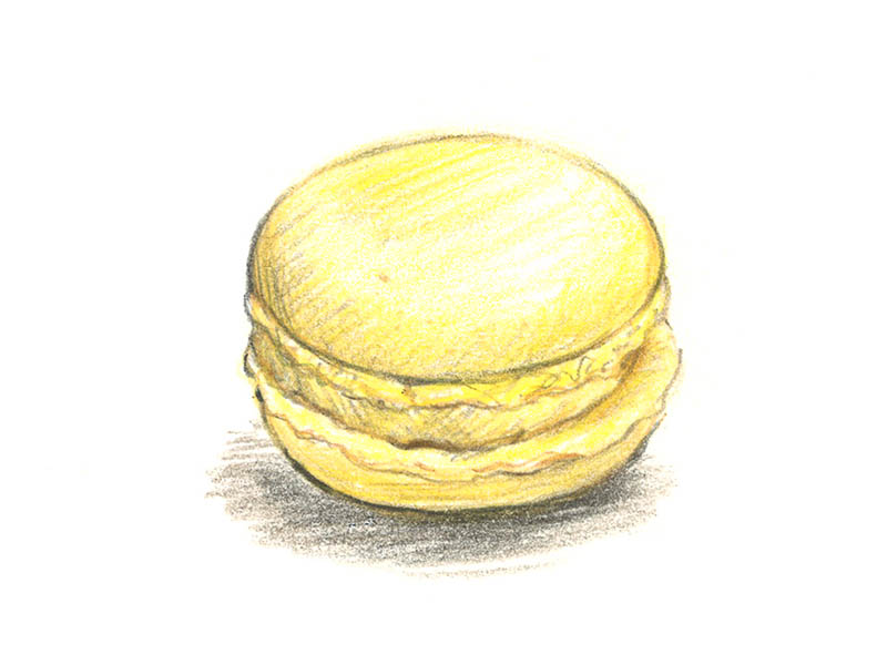 Macarons Mango