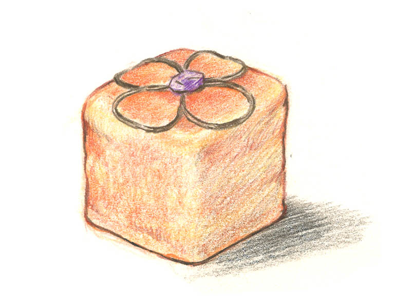 Petits-Fours apricot